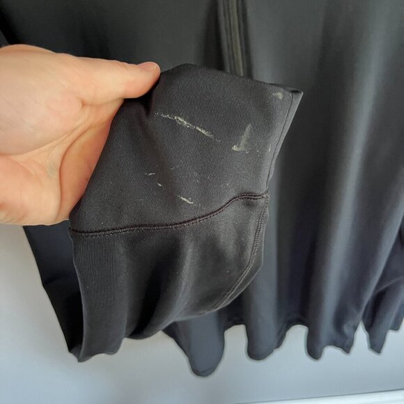 MEC Men's XL Long Sleeve Light Weight 1/2 Zip Black - Picture 7 of 9